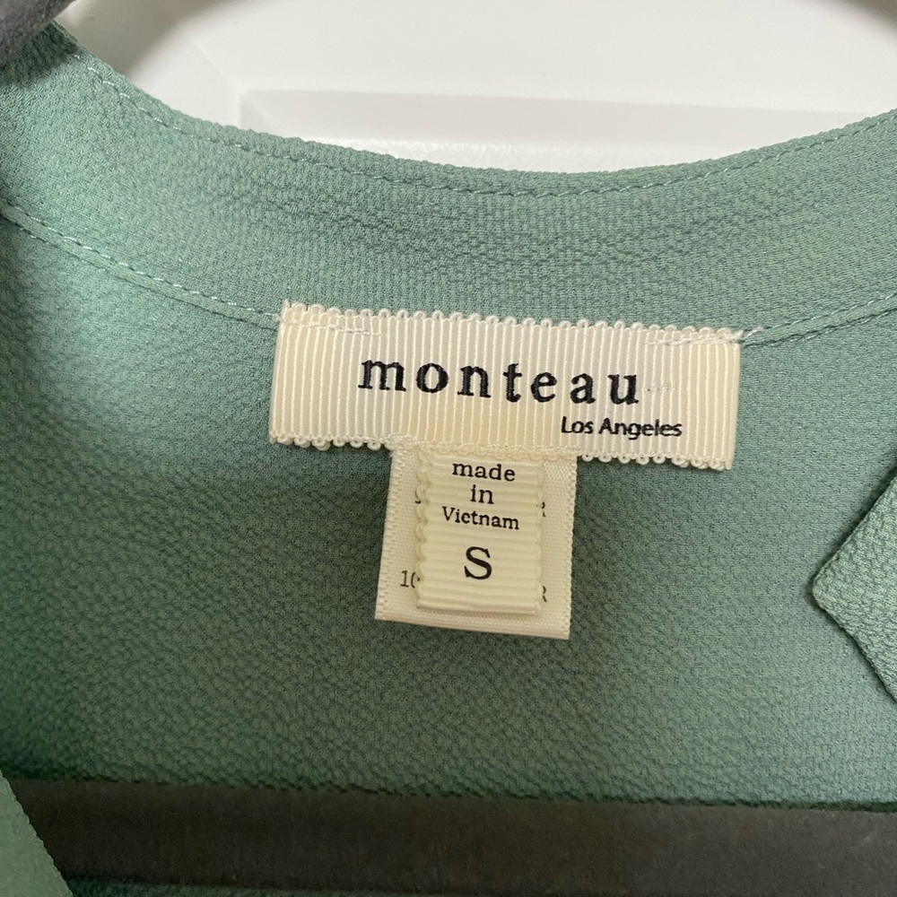 monteau green dress - Picture 3 of 4